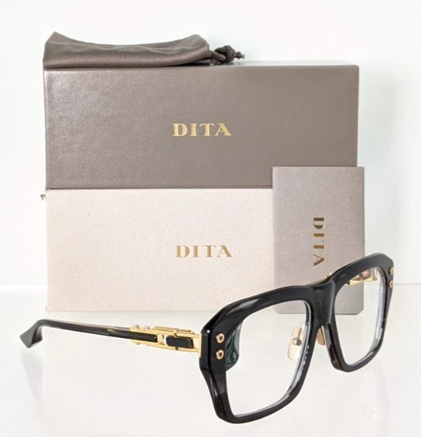 New Authentic Dita Eyeglasses GRAND APX DTX-417-A-01 Ink Swirl 57mm Frame