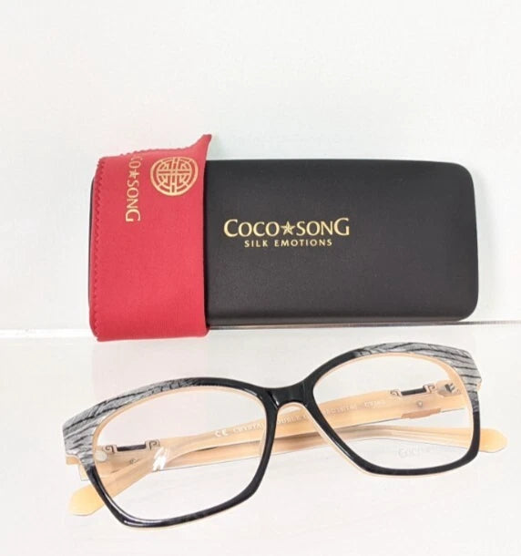 New Authentic COCO SONG Eyeglasses Crystal Trouble Col. 1 55mm CV163