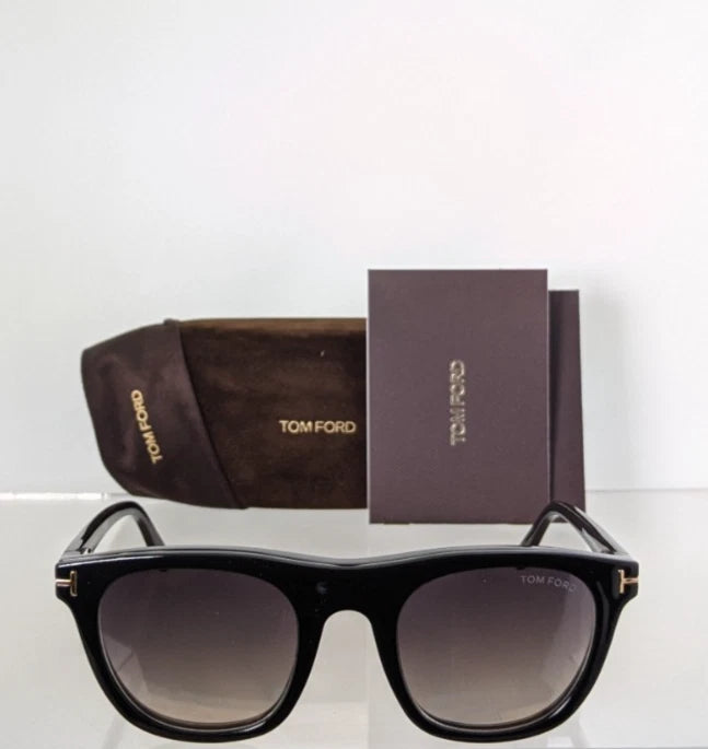 Brand New Authentic Tom Ford TF 5895 Eyeglasses with Clip FT 5895-B ECO 51mm