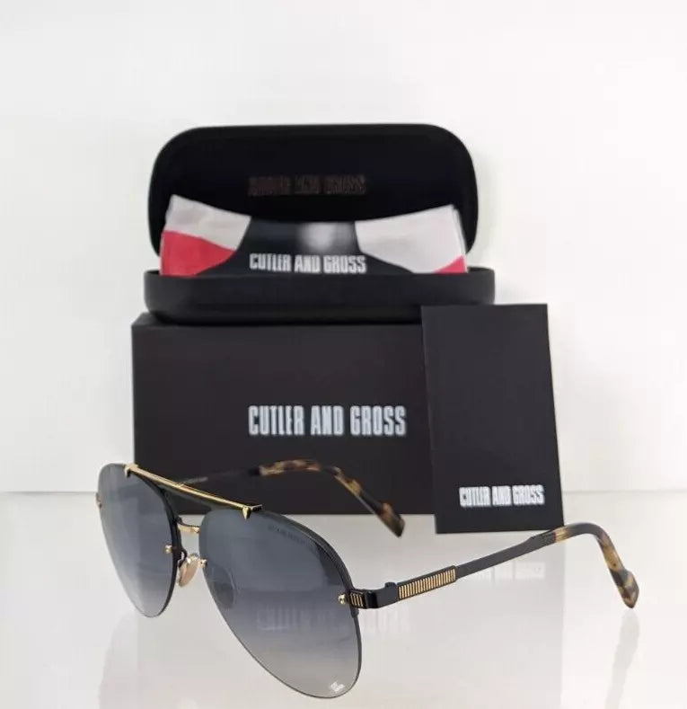 Brand New Authentic CUTLER AND GROSS Sunglasses M : 1372 C : 01 60mm 1372