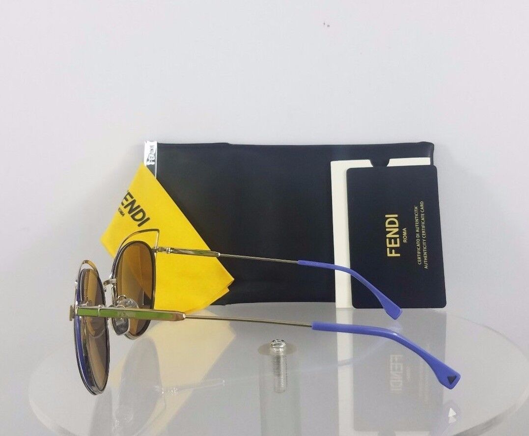 Brand New Authentic Fendi FF 0176/S Sunglasses 3YGUT Gold Purple Frame 53mm