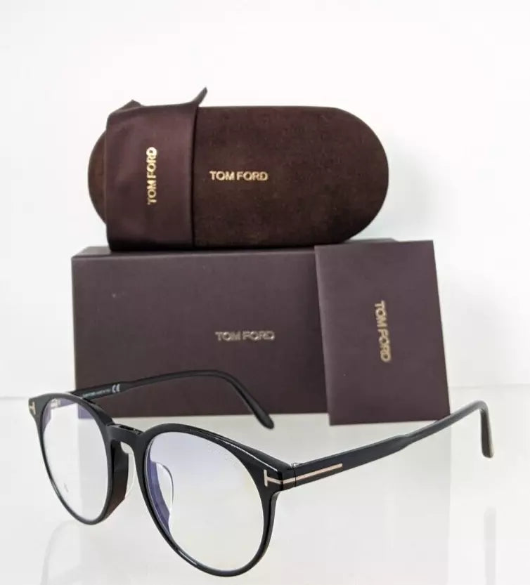 New Authentic Tom Ford TF 5695 Eyeglasses 001 Frame FT 5695-F-B 51mm Frame