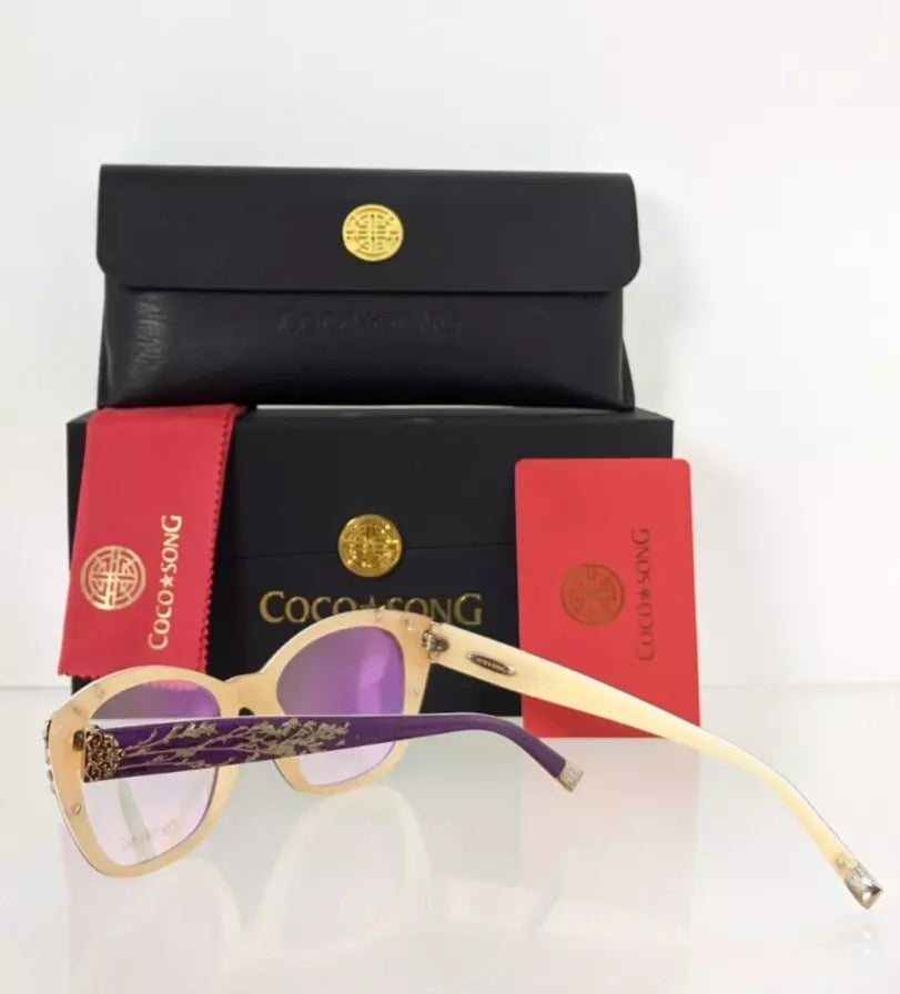 Brand New Authentic COCO SONG Eyeglasses Lucky Dragon Col 4 53mm CV095