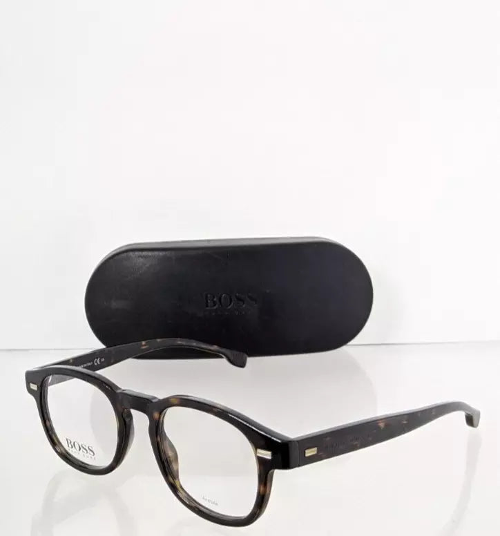 New Authentic HUGO BOSS Eyeglasses 1002 086 Tortoise 47mm Frame