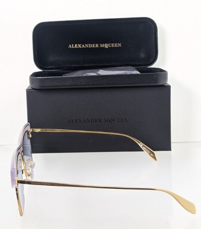 Brand New Authentic Alexander McQueen Sunglasses AM 0235 005 55mm Frame