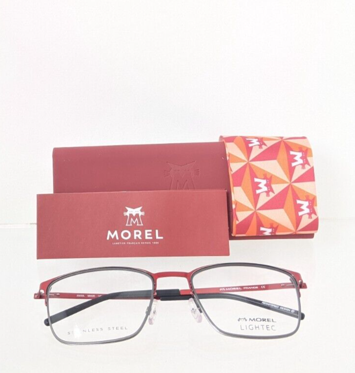 Brand New Authentic Morel Eyeglasses Lightec 30233L GR 10 56mm Frame