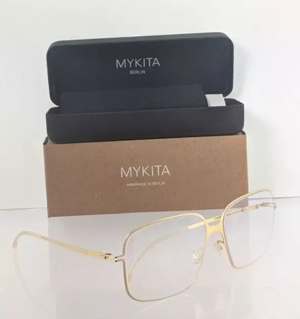 Brand New Authentic Mykita Eyeglasses Nelli Col 013 57mm Gold Frame