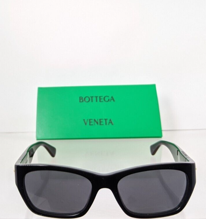 Brand New Authentic Bottega Veneta Sunglasses BV 1143 001 55mm Frame