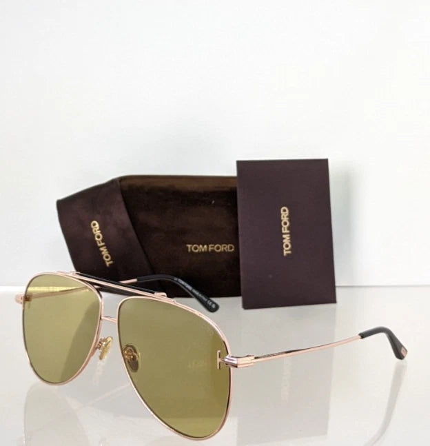 New Authentic Tom Ford Sunglasses TF 1018 28N Brady 60mm FT 1018 Frame