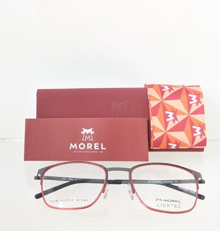 Brand New Authentic Morel Eyeglasses Lightec 3023L GR08 53mm Frame