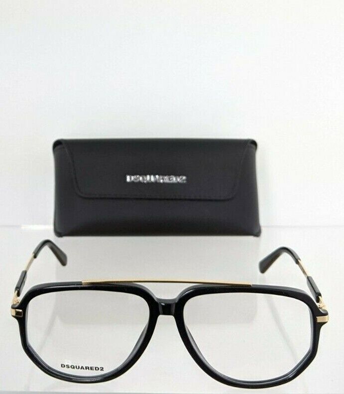 Brand New Authentic Dsquared 2 Eyeglasses DQ 5339 001 56mm Frame DSQUARED2