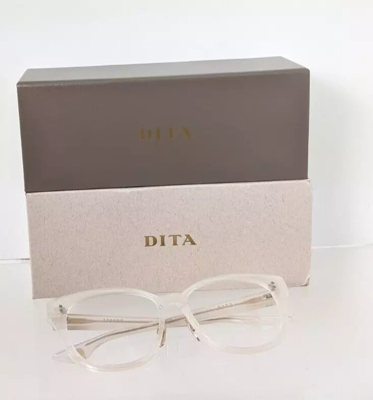 Brand New Authentic Dita Eyeglasses ERAHDU DTX 715 A Ivory Gold 55mm Frame