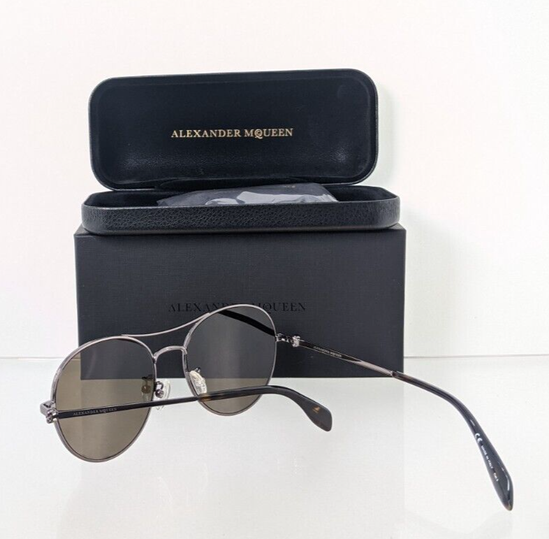 Brand New Authentic Alexander McQueen Sunglasses AM 0174 004 57mm Frame