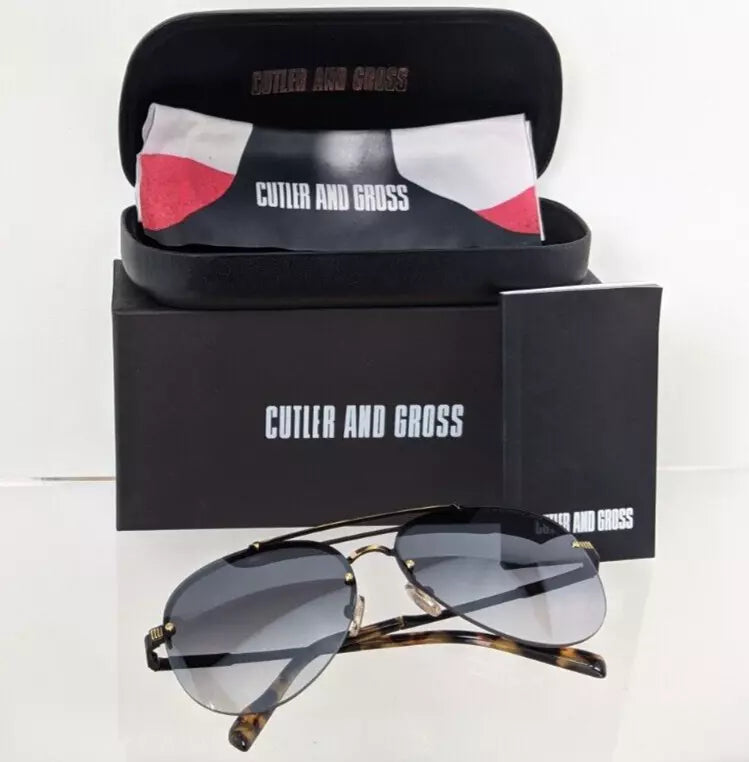 Brand New Authentic CUTLER AND GROSS Sunglasses M : 1372 C : 01 60mm 1372