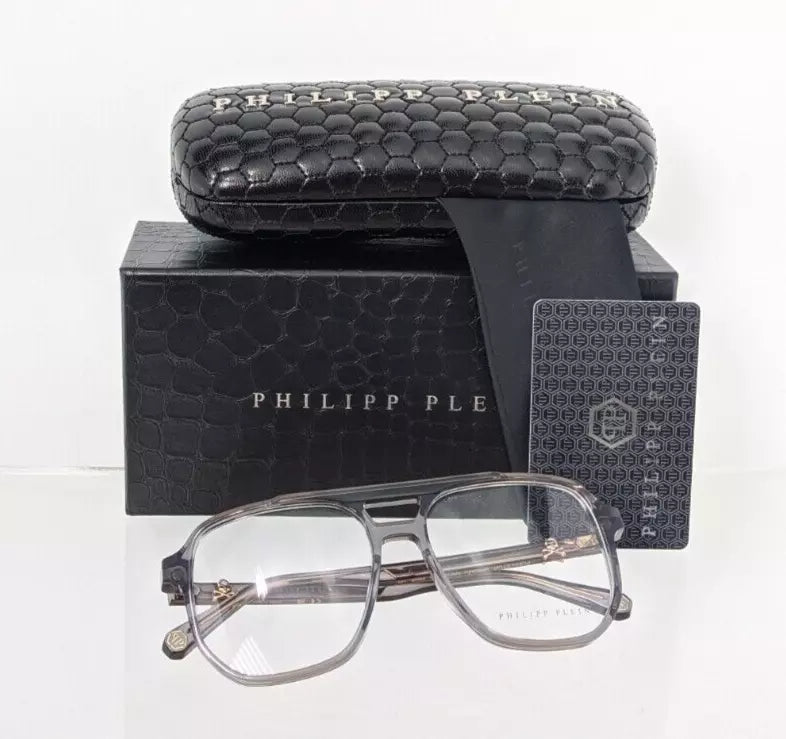 New Authentic Philipp Plein Eyeglasses VPP 084 Col 09MB VP084V Stud Frame