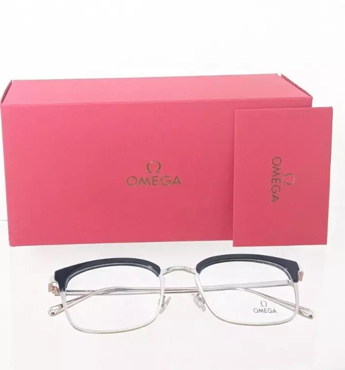 Brand New Authentic OMEGA Eyeglasses 5010 - H 01A 51mm Frame