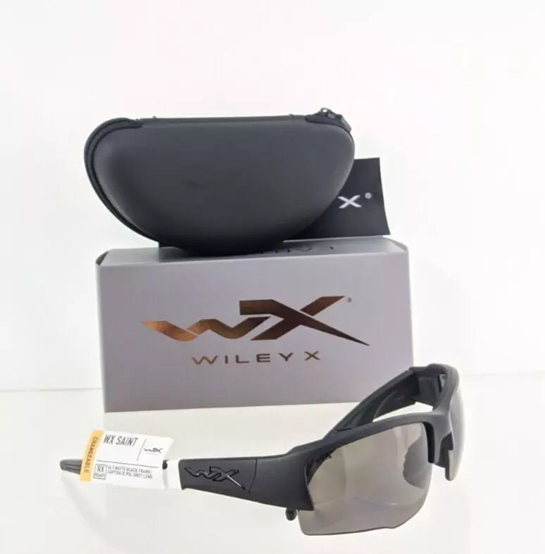 Brand New Authentic Wiley X Sunglasses WX SAINT ALT Matte Black Frame