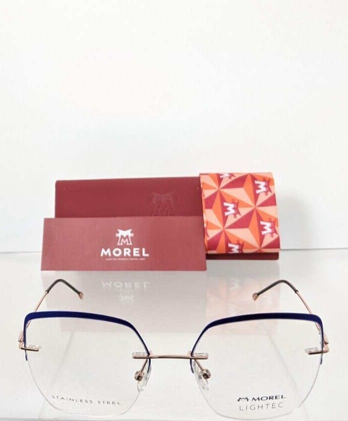 Brand New Authentic Morel Eyeglasses Lightec 30216 PB 02 53mm Frame