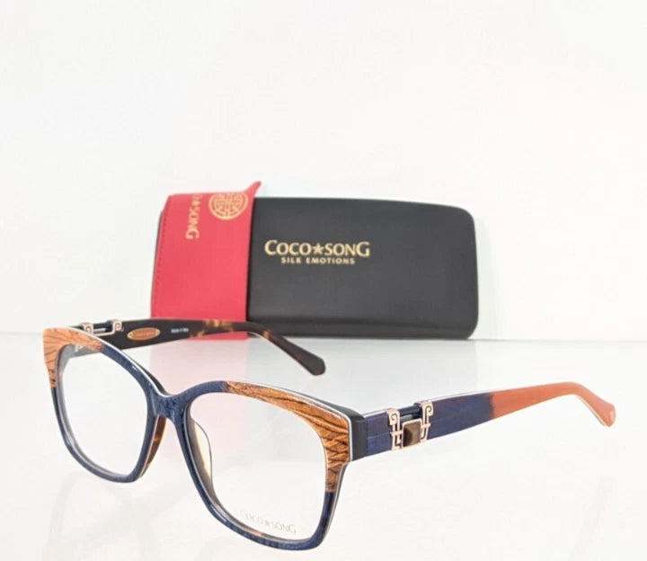 New Authentic COCO SONG Eyeglasses Crystal Trouble Col. 3 55mm CV163