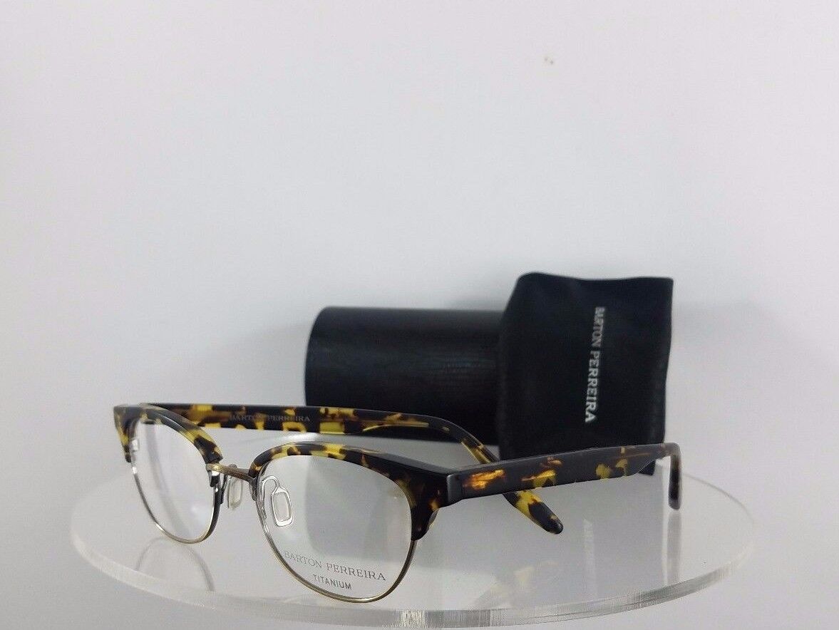 Brand New Authentic Barton Perreira Eyeglasses Estelle Mhc/Ang Tortoise Frame