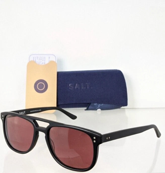 New Authentic Salt Sunglasses VENTURA MBK Polarized Black 57mm Frame