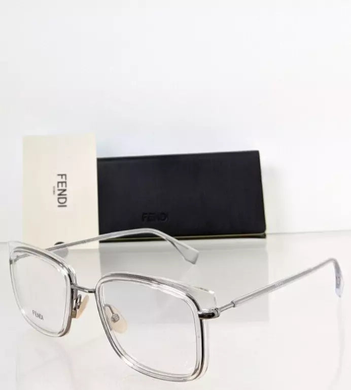 Brand New Authentic Fendi Eyeglasses 0064 900 54mm Crystal Frame 0064