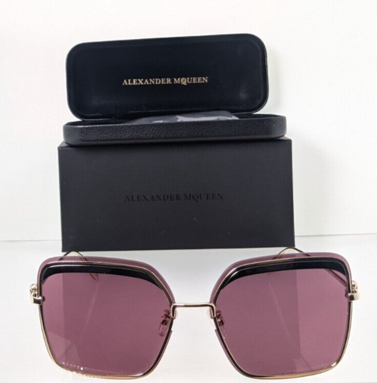 Brand New Authentic Alexander McQueen Sunglasses AM 0222 003 62mm Frame