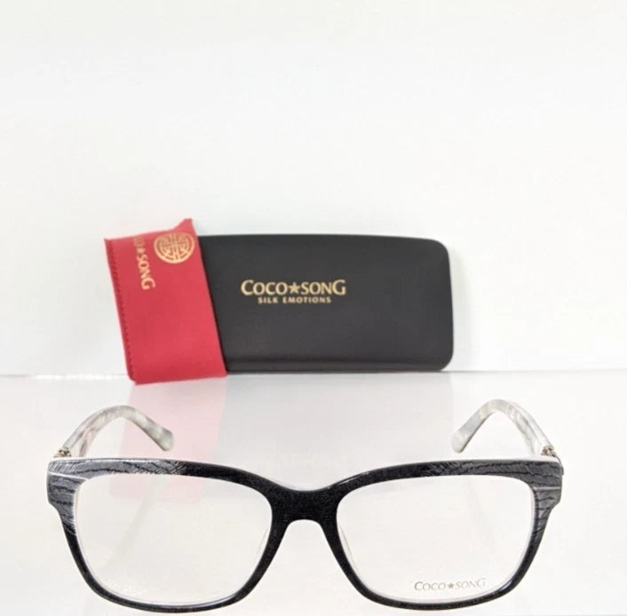 New Authentic COCO SONG Eyeglasses Black Ice Col. 1 54mm CV155