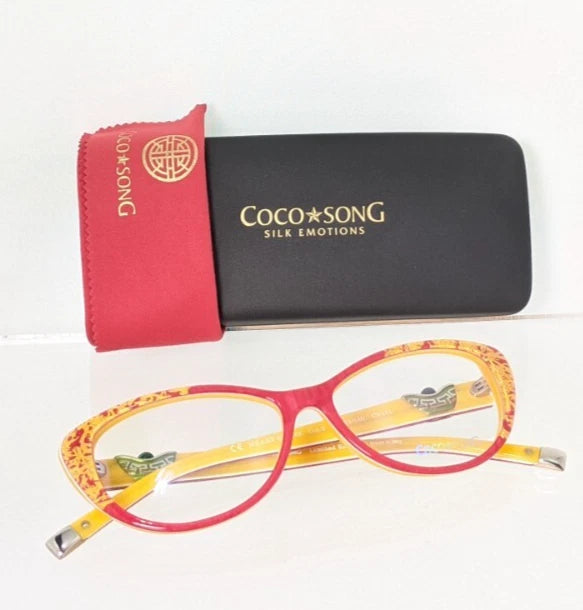 New Authentic COCO SONG Eyeglasses Heart Stone Col. 2 54mm CV111