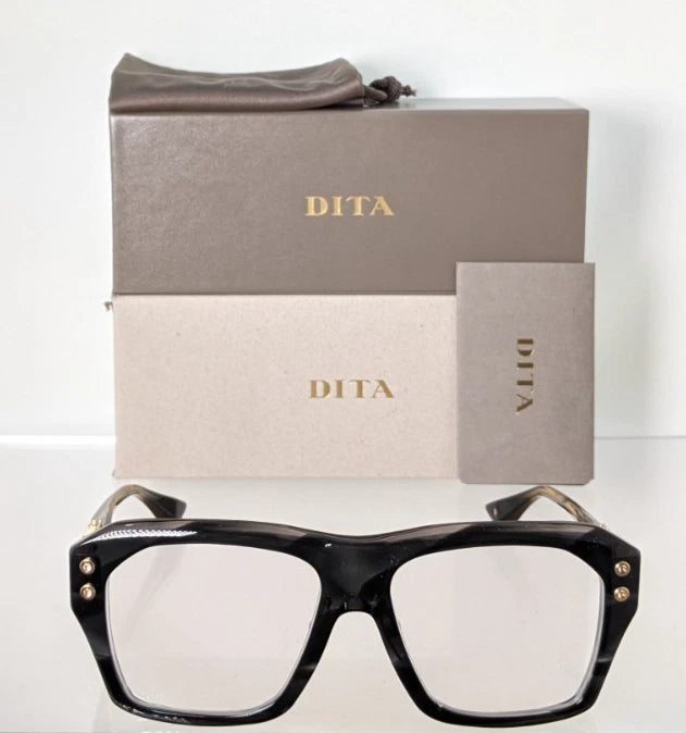 New Authentic Dita Eyeglasses GRAND APX DTX-417-A-01 Ink Swirl 57mm Frame