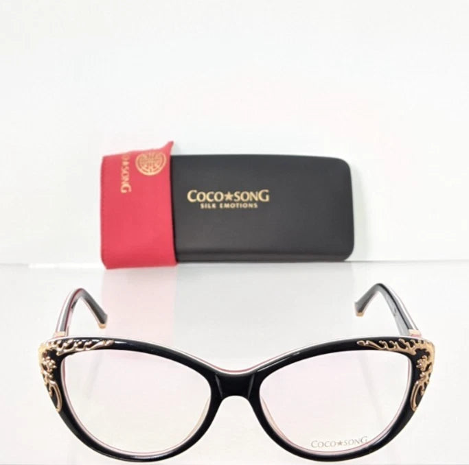 New Authentic COCO SONG Eyeglasses Golden Phoenix Col. 1 54mm CV093