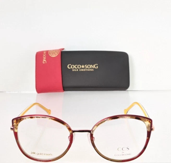 New Authentic CCS by COCO SONG Eyeglasses CCS 171 Col. 1 52mm