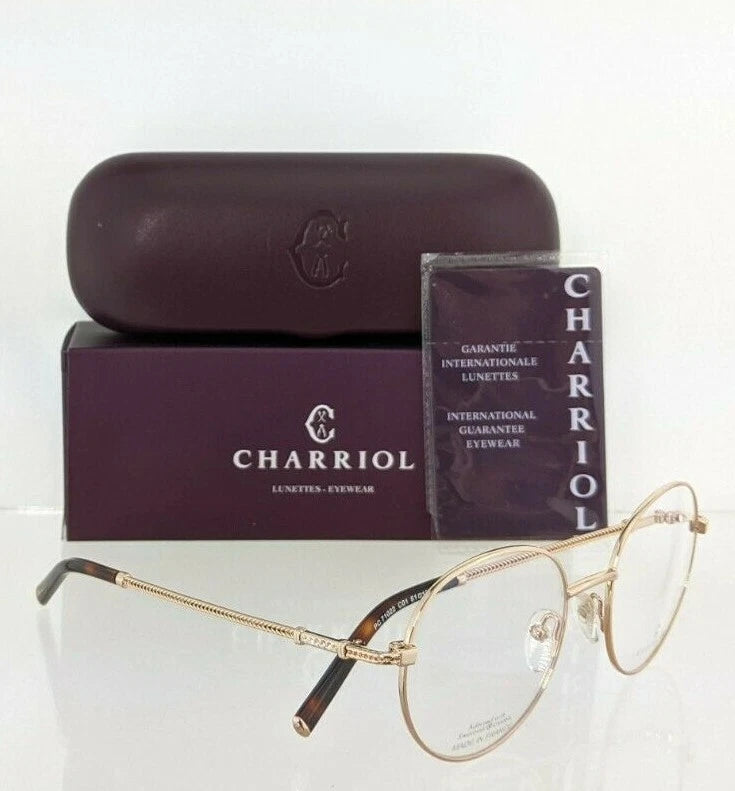 Brand New Authentic Charriol Eyeglasses PC 71022 PC71022 C01 51mm Black Gold