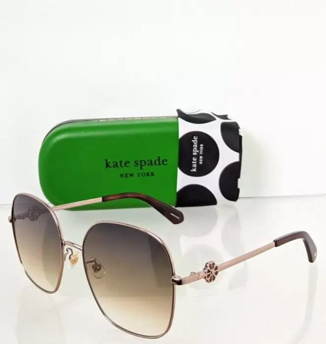 New Authentic Kate Spade Sunglasses Talya AU2PR Gold 59mm Frame