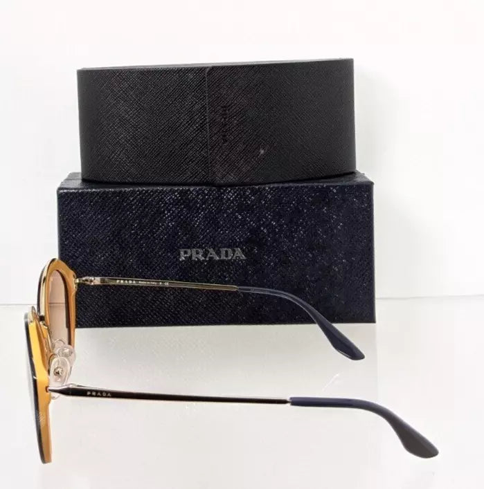 Brand New Authentic Prada Sunglasses SPR 18U Sunglasses WU0 - 232 Navy/Orange