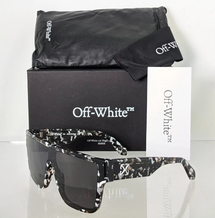 New Authentic OFF WHITE Sunglasses SYRACUSE 1207 Black & White OERI13J