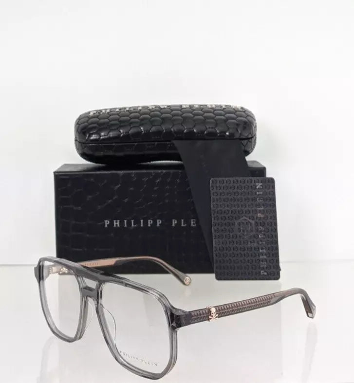 New Authentic Philipp Plein Eyeglasses VPP 084 Col 09MB VP084V Stud Frame