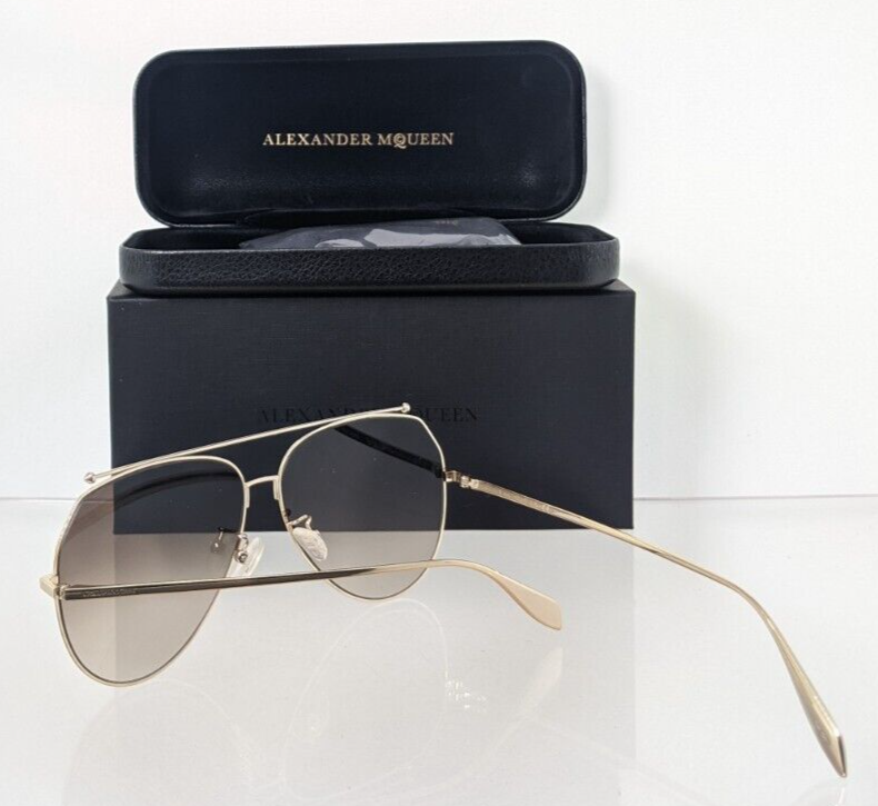 Brand New Authentic Alexander McQueen Sunglasses AM 0316 002 61mm Frame