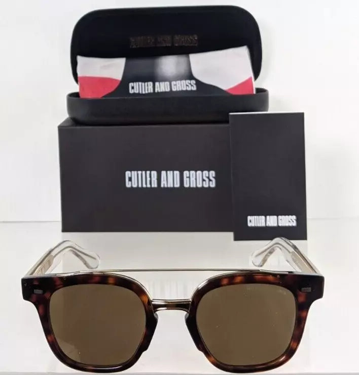 Brand New Authentic CUTLER AND GROSS Sunglasses M : 1297 C : 02 48mm Frame