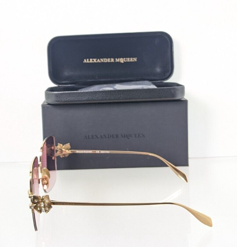 Brand New Authentic Alexander McQueen Sunglasses AM 0371 003 57mm Frame