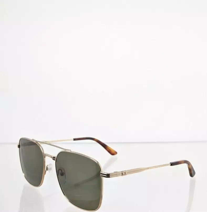 Brand New Authentic Calvin Klein Sunglasses CK 22115S 718 Gold Frame