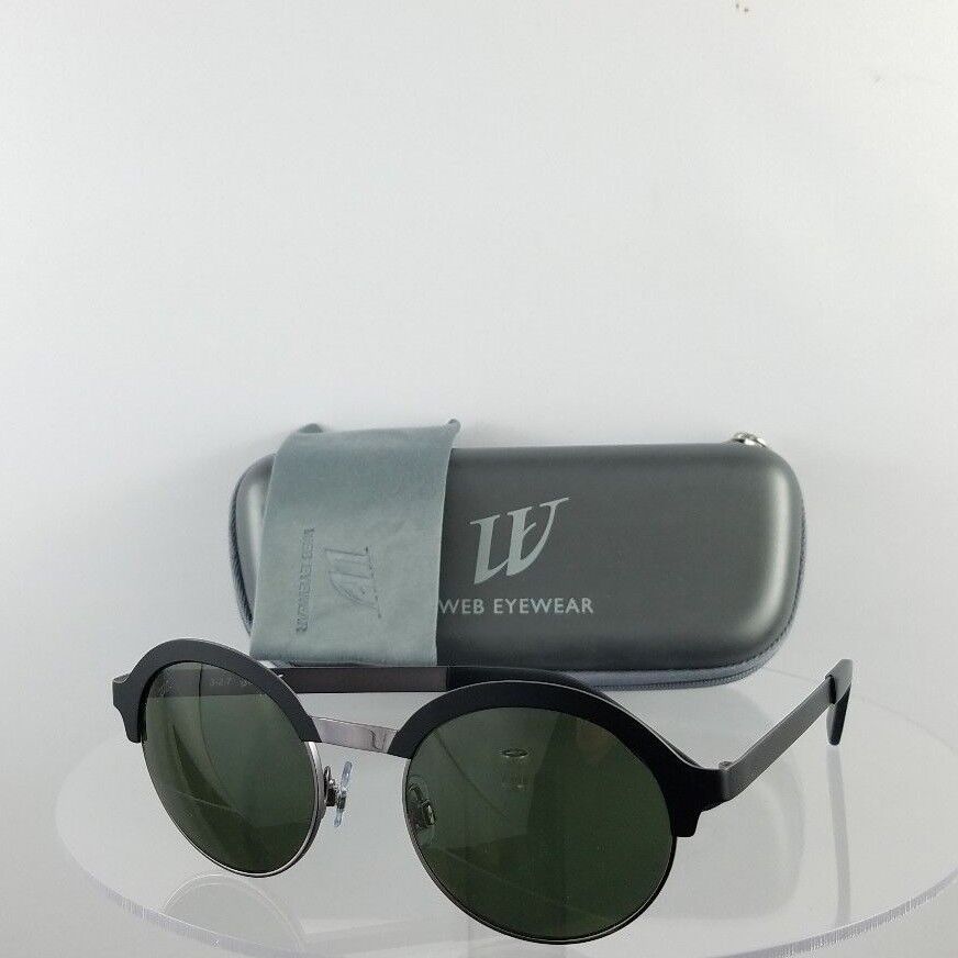 Brand New Authentic Web Sunglasses WE 174 Col. 12N Matte Black 50mm Frame 0174