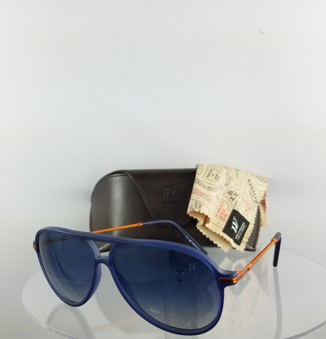 Brand New Authentic Web Sunglasses WE 0138 Col. 91W Blue Orange 57mm 138 Frame