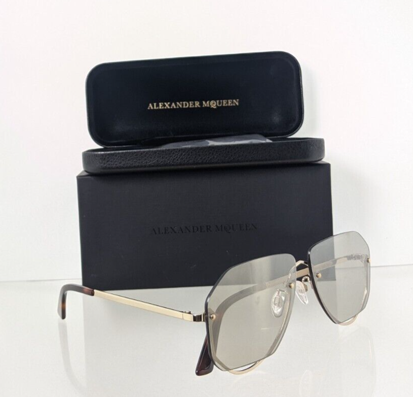 Brand New Authentic Alexander McQueen Sunglasses MQ 0257 003 63mm Frame