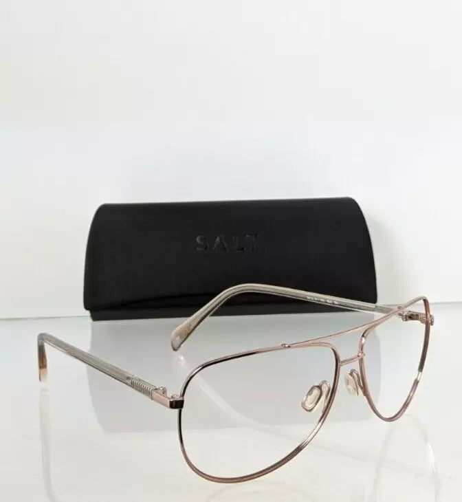 Brand New Authentic Salt Eyeglasses REX RG no demos Rose Gold Frame 60mm