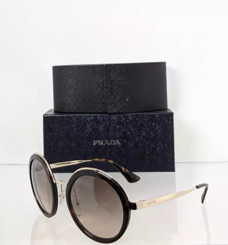 Brand New Authentic Prada Sunglasses SPR 50T Sunglasses 2AU - 3D0 Tortoise Gold