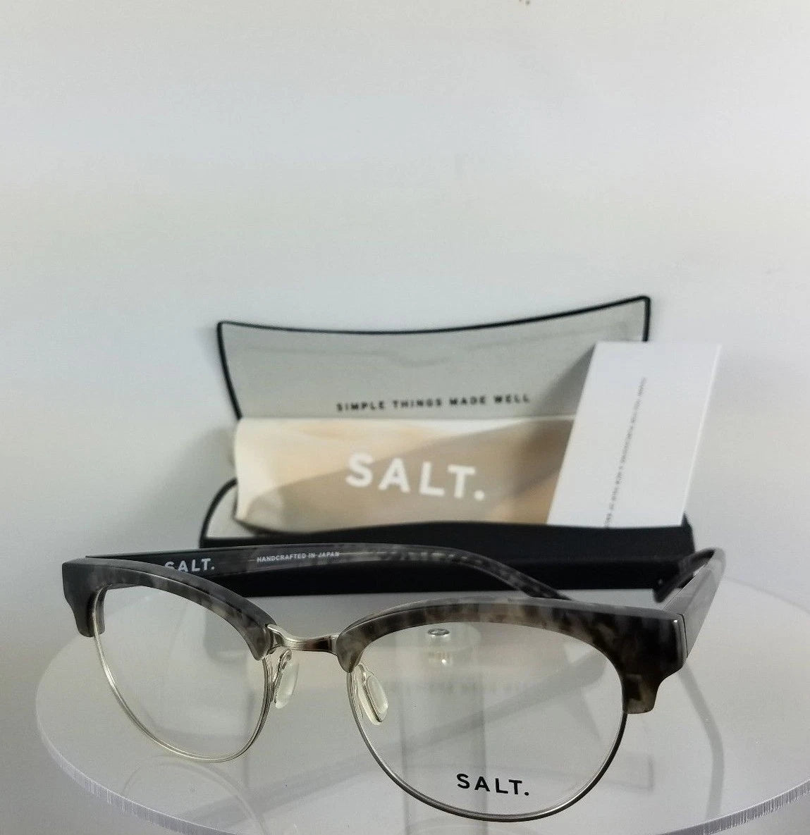 Brand New Authentic SALT Eyeglasses KRIS KRIS Charcoal 50mm Frame