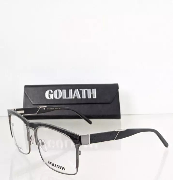 Brand New Authentic GOLIATH Eyeglasses XIX Black & Gunmetal 59mm Frame