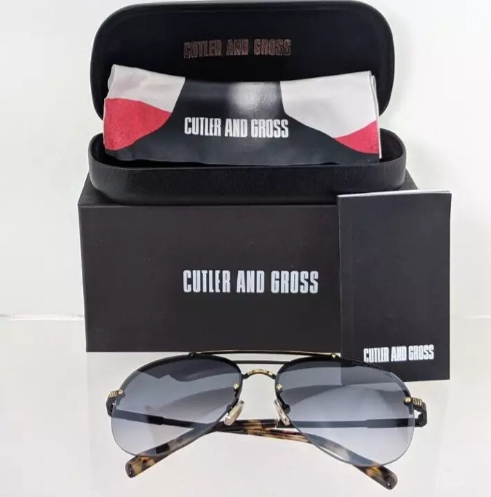 Brand New Authentic CUTLER AND GROSS Sunglasses M : 1372 C : 01 60mm 1372