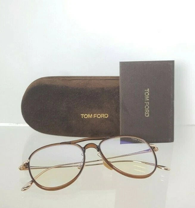 Brand New Authentic Tom Ford TF 5666 Eyeglasses 5666 048 FT 52mm Frame